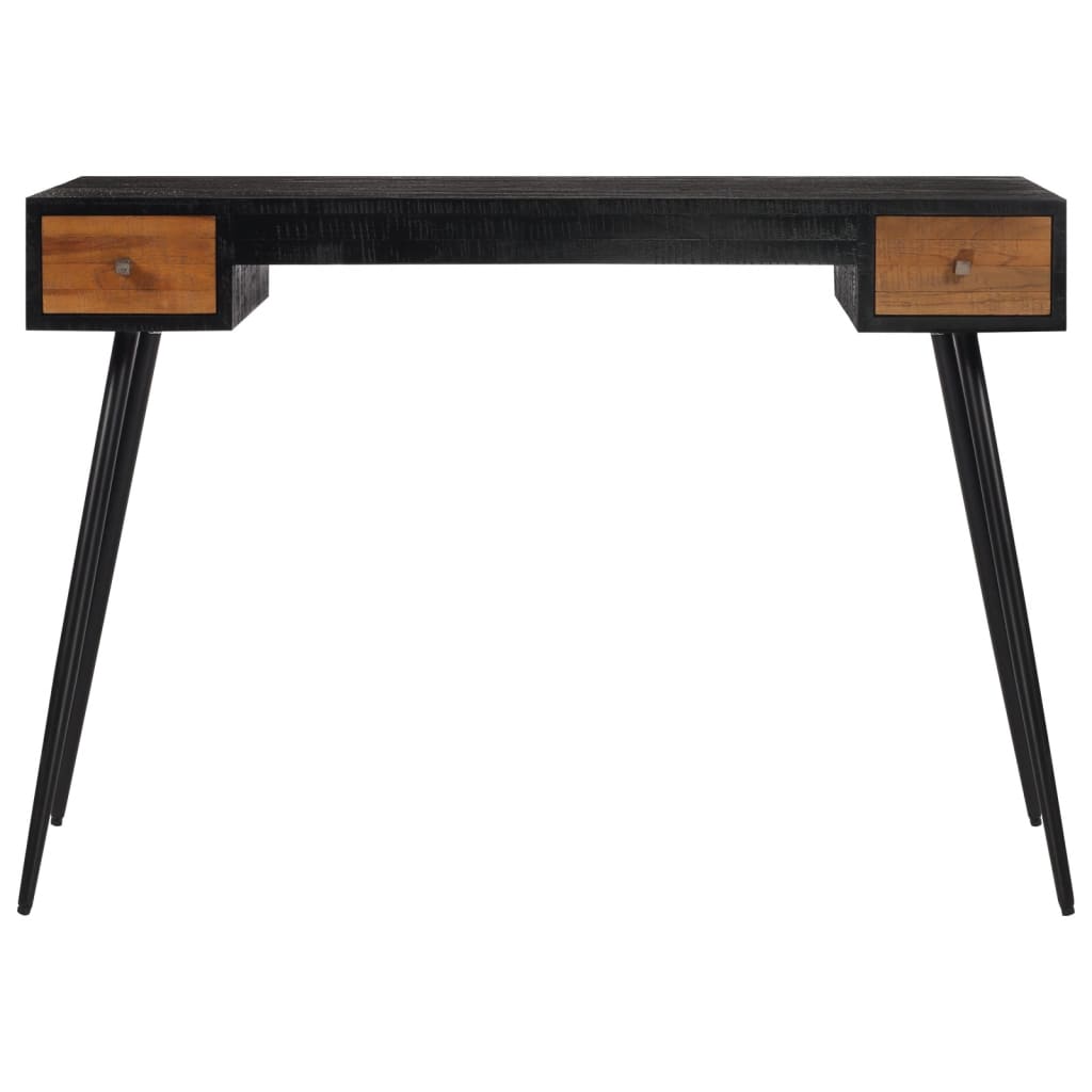 Rustic Solid Reclaimed Teak Desk, 117x56.5x75 cm