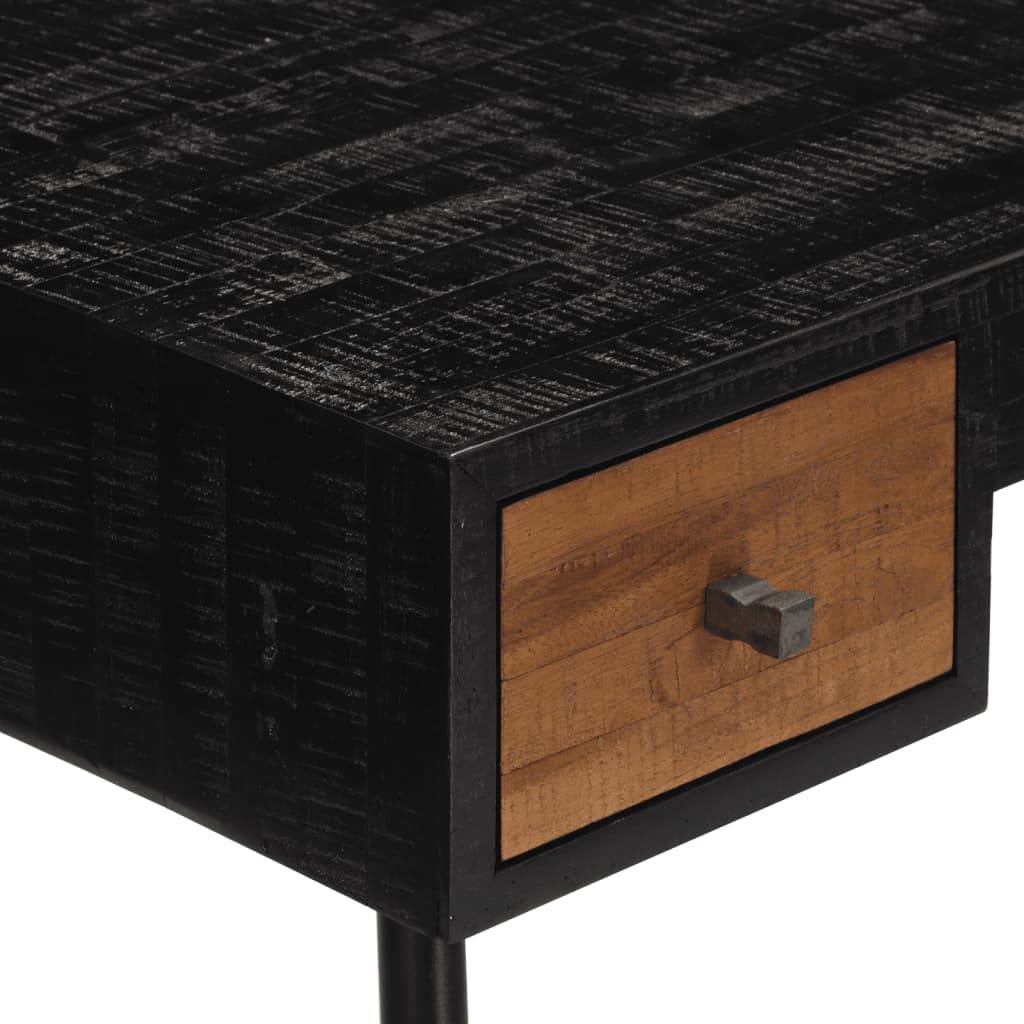 Rustic Solid Reclaimed Teak Desk, 117x56.5x75 cm