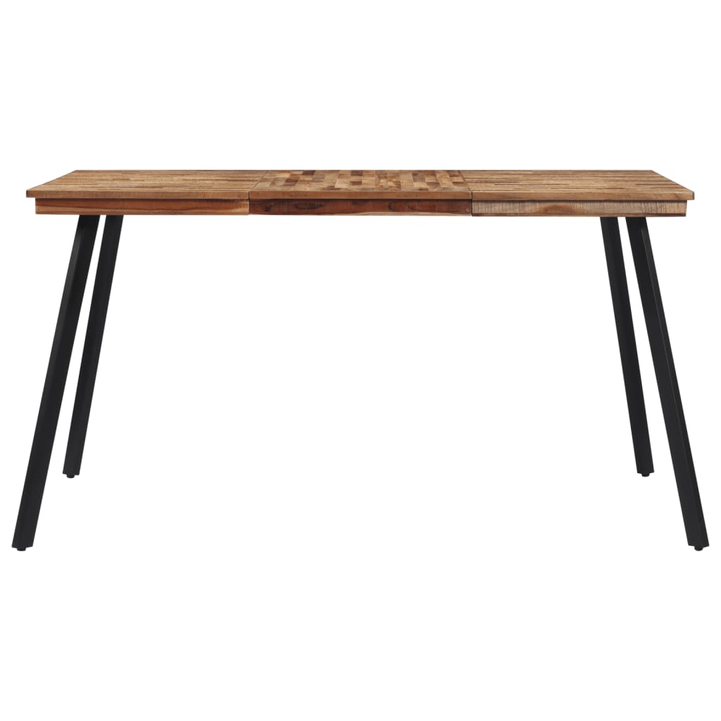 Solid Teak Dining Table 148x97x76 cm - Elegant & Durable Design