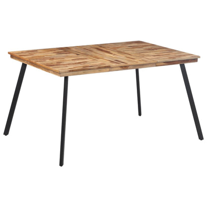 Solid Teak Dining Table 148x97x76 cm - Elegant & Durable Design