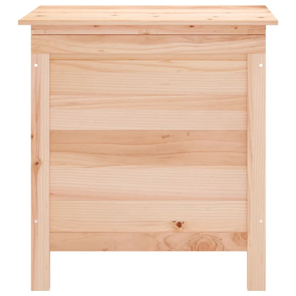 Compact Fir Wood Garden Storage Box 50x49x56.5 cm - Solid & Stylish
