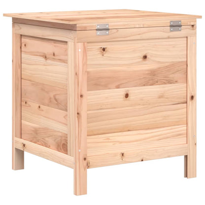Compact Fir Wood Garden Storage Box 50x49x56.5 cm - Solid & Stylish
