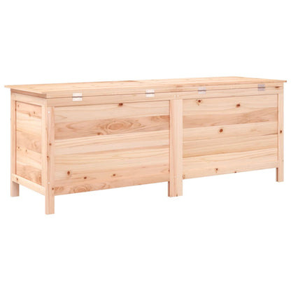 Solid Wood Fir Garden Storage Box 150x50x56.5 cm - Durable & Elegant