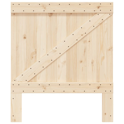 Solid Pine Wood Headboard, 90x104 cm - Stylish & Durable Design