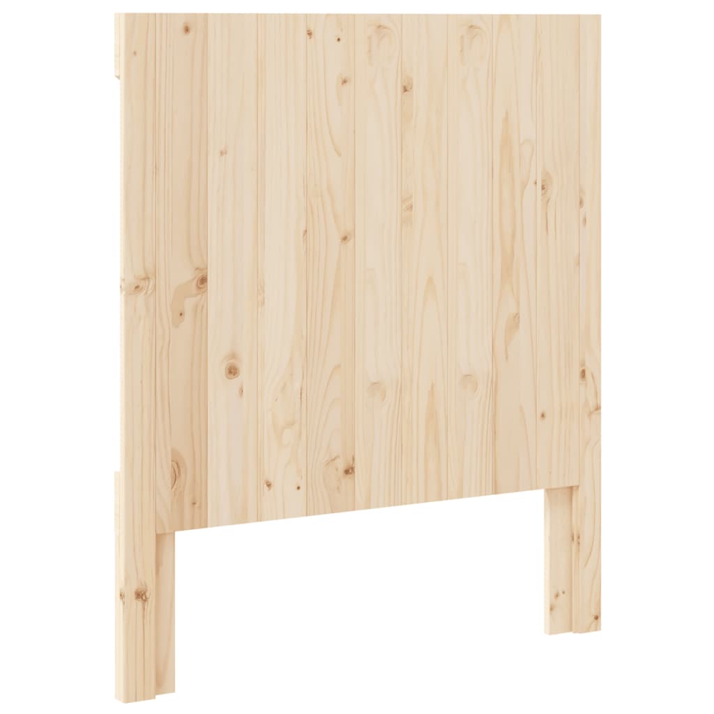 Solid Pine Wood Headboard, 90x104 cm - Stylish & Durable Design