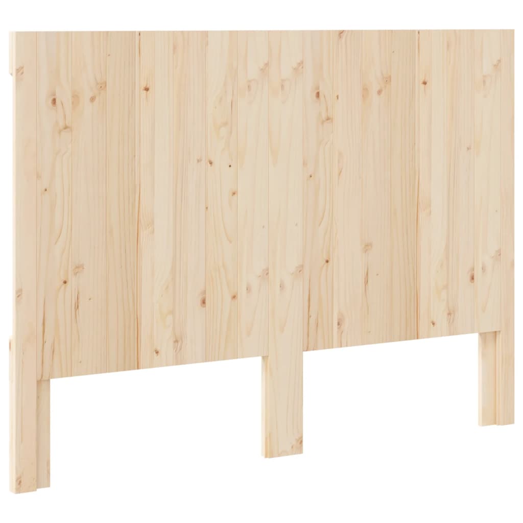 Solid Pine Headboard 140x104 cm - Durable Wood Elegance