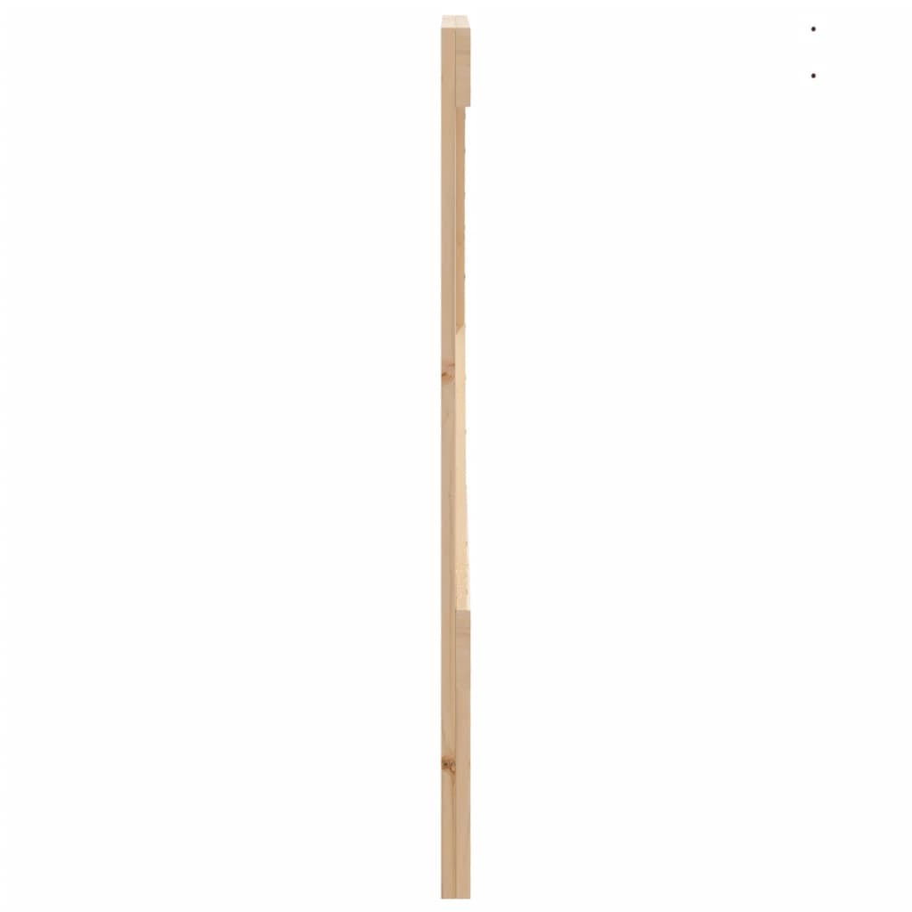 Solid Pine Wood Headboard 90x104 cm - Natural Finish