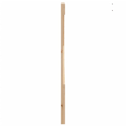 Solid Pine Wood Headboard 90x104 cm - Natural Finish