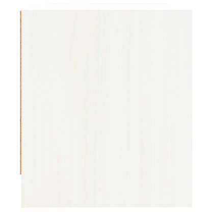 White Solid Pine Bedside Cabinets - Set of 2, 40x31x35.5 cm