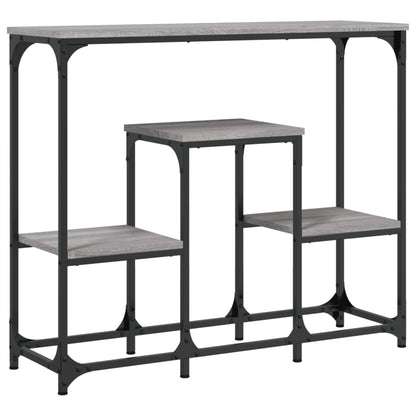 Sonoma Grey Console Table - 89.5x28x76 cm, Engineered Wood