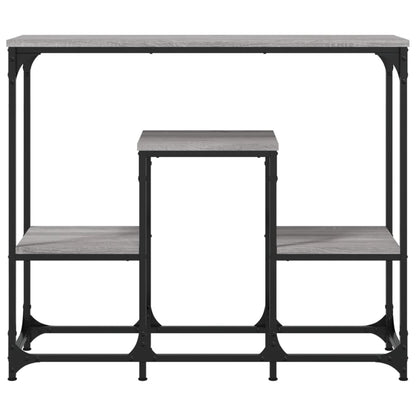 Sonoma Grey Console Table - 89.5x28x76 cm, Engineered Wood
