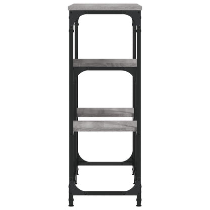 Sonoma Grey Console Table - 89.5x28x76 cm, Engineered Wood