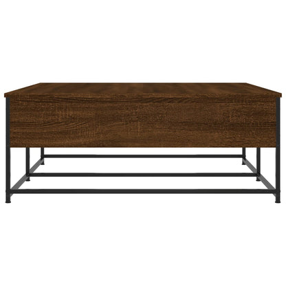 Coffee Table Brown Oak 100x99x40 cm Engineered Wood