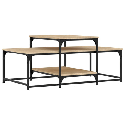 Coffee Table Sonoma Oak 102x60x45 cm Engineered Wood