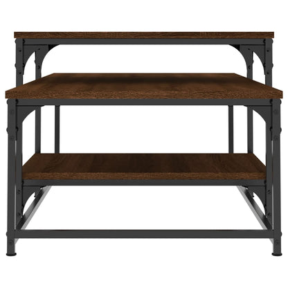 Coffee Table Brown Oak 102x60x45 cm Engineered Wood