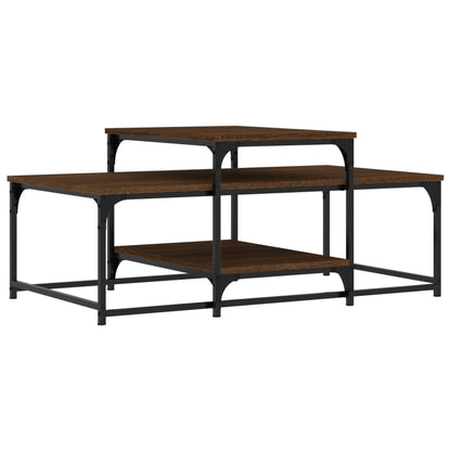 Coffee Table Brown Oak 102x60x45 cm Engineered Wood