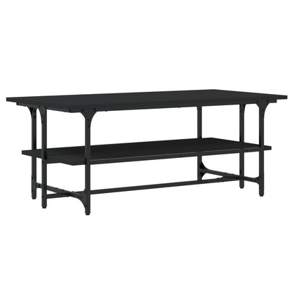 Coffee Table Black 100x50x40 cm Engineered Wood