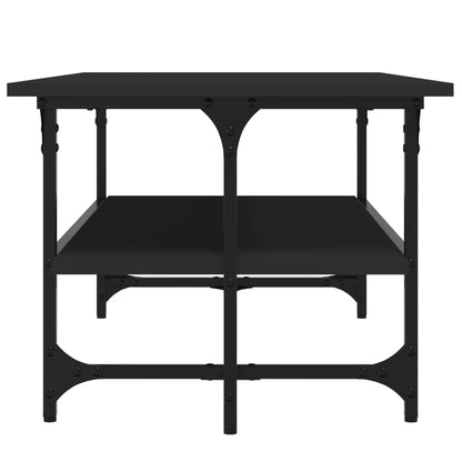 Coffee Table Black 100x50x40 cm Engineered Wood