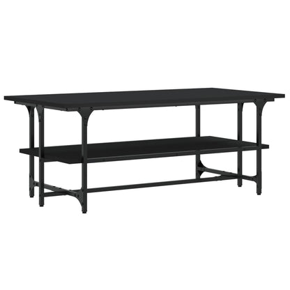 Coffee Table Black 100x50x40 cm Engineered Wood