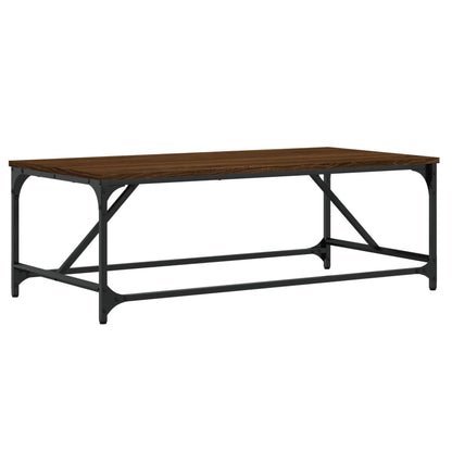 Coffee Table Brown Oak 100x50x35 cm Engineered Wood