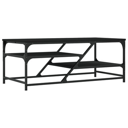 Coffee Table Black 100x49x40 cm Engineered Wood