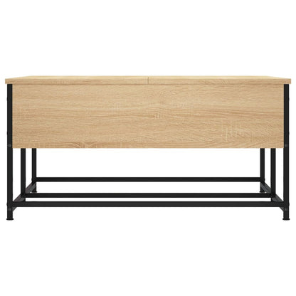 Coffee Table Sonoma Oak 80x80x40 cm Engineered Wood
