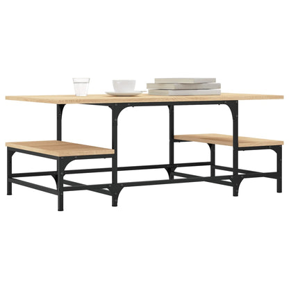 Coffee Table Sonoma Oak 100x50.5x40 cm Engineered Wood