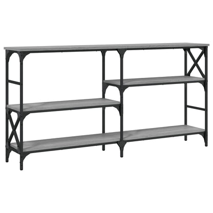 Sonoma Grey Console Table - Engineered Wood, 150x29x76.5 cm