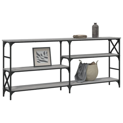 Grey Sonoma Console Table 180 cm - Engineered Wood Furniture