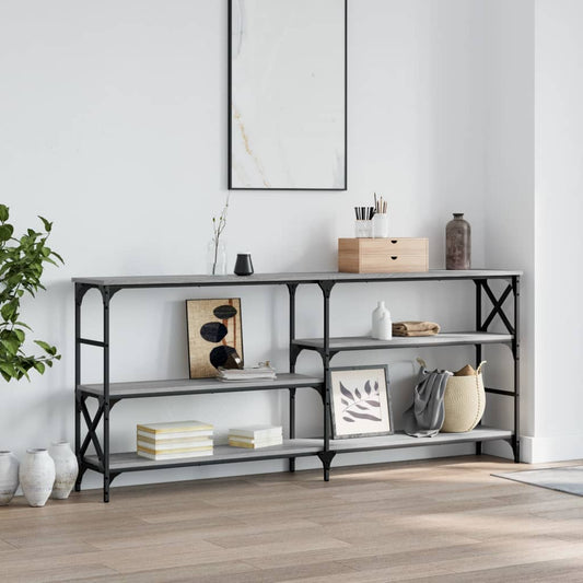 Grey Sonoma Console Table 180 cm - Engineered Wood Furniture