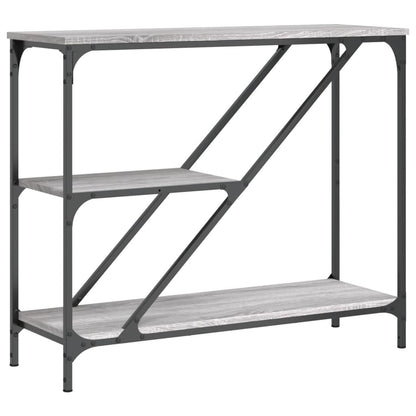 Sonoma Grey Console Table - 88.5x30x75 cm Engineered Wood
