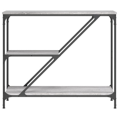 Sonoma Grey Console Table - 88.5x30x75 cm Engineered Wood