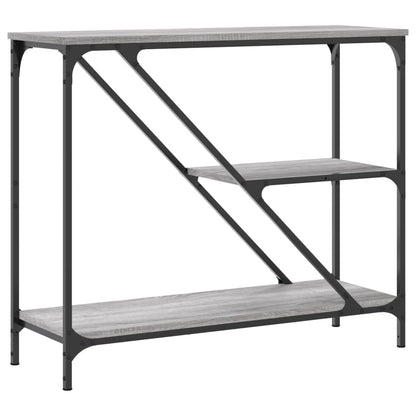 Sonoma Grey Console Table - 88.5x30x75 cm Engineered Wood