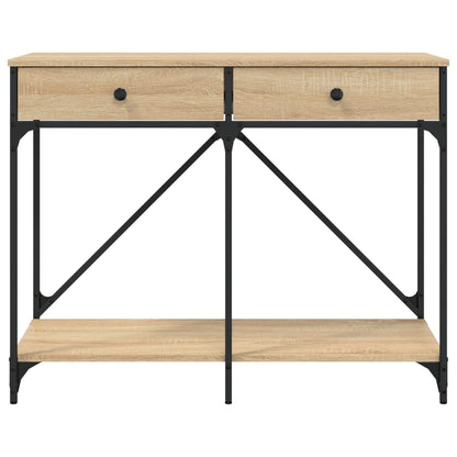 Sonoma Oak Console Table 100x39x78.5 cm - Engineered Wood