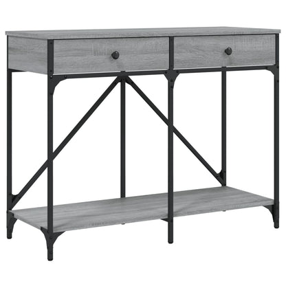 Sonoma Grey Console Table - 100x39x78.5 cm Engineered Wood
