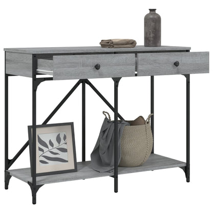 Sonoma Grey Console Table - 100x39x78.5 cm Engineered Wood
