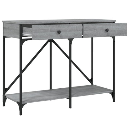 Sonoma Grey Console Table - 100x39x78.5 cm Engineered Wood
