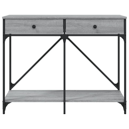 Sonoma Grey Console Table - 100x39x78.5 cm Engineered Wood