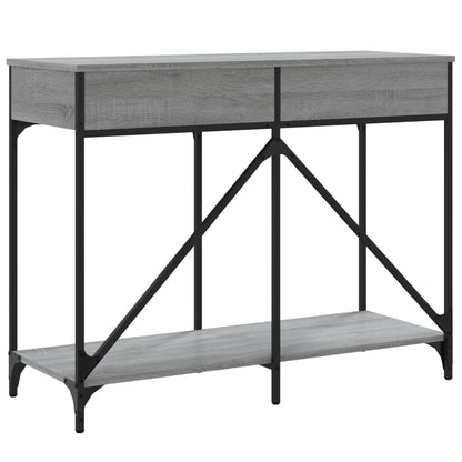 Sonoma Grey Console Table - 100x39x78.5 cm Engineered Wood