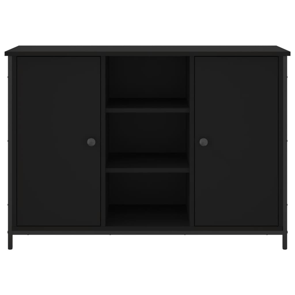 Sideboard Black 100x35x70 cm Engineered Wood