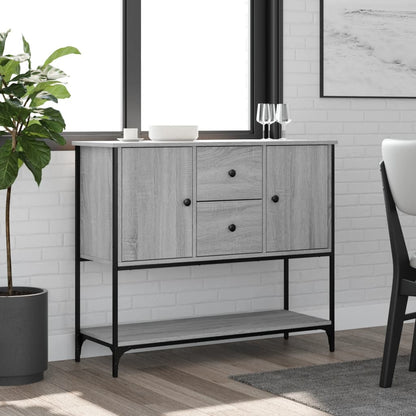 Sideboard Grey Sonoma 100x36x85 cm Engineered Wood