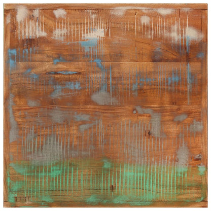 Solid Wood & Iron Bar Table 55x55x107 cm - Reclaimed Charm