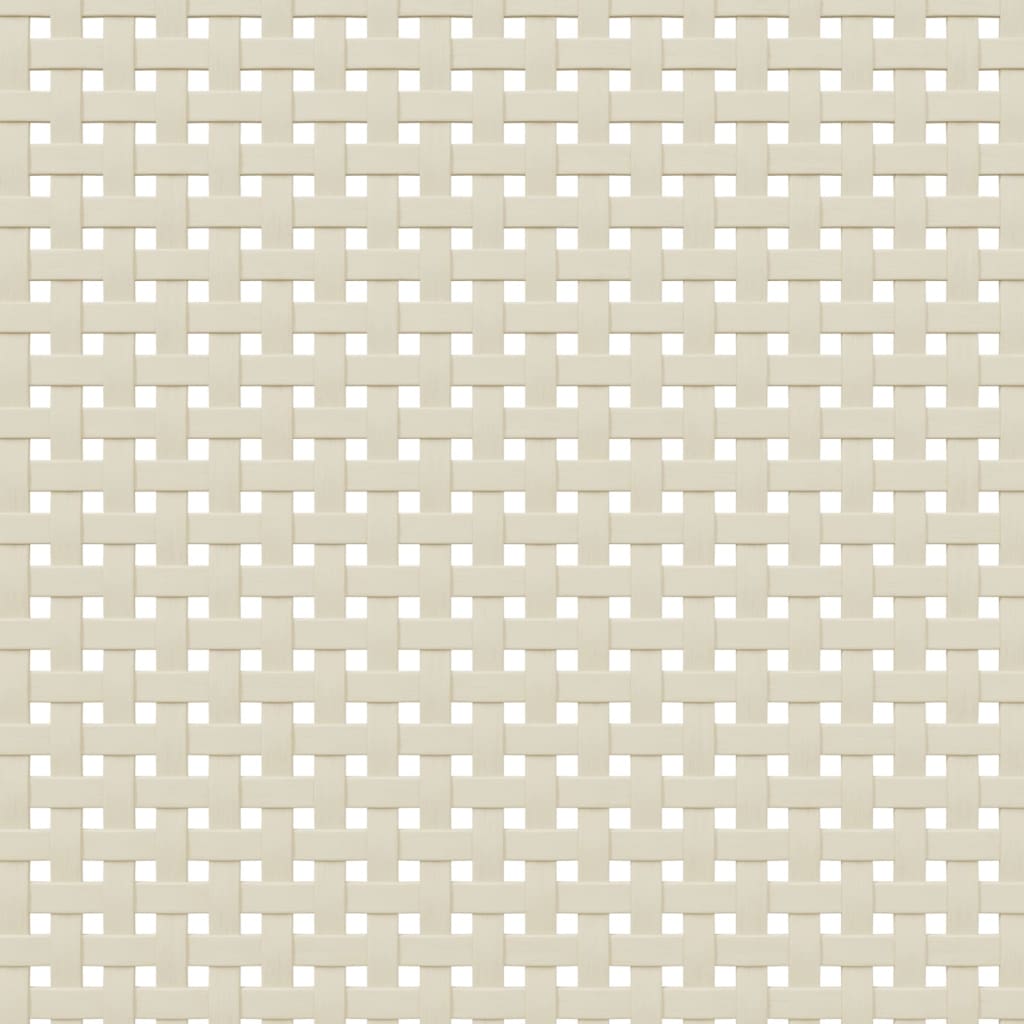 TV Cabinet SENJA Rattan Look White 106x40x49cm Solid Wood Pine