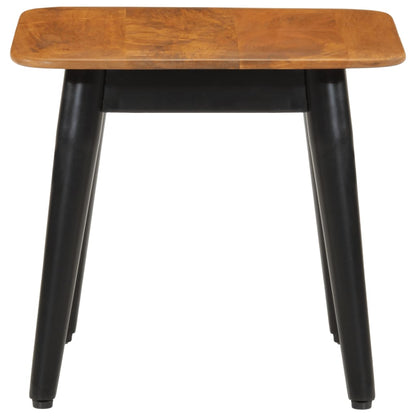 Coffee Table 45x45x40 cm Solid Wood Mango and Iron