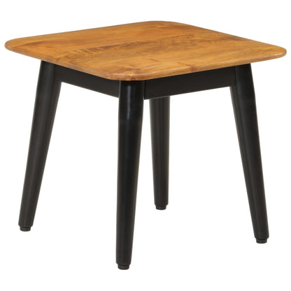 Coffee Table 45x45x40 cm Solid Wood Mango and Iron