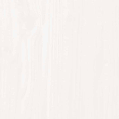 Round Solid Pine Wood Table Top - White Ø40x3 cm