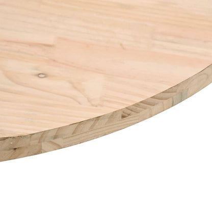 Solid Pine Round Table Top Ø50x3 cm - Durable & Stylish Wood Design