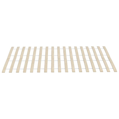Solid Pine Slatted Bed Bases - 34 Slats, 2pcs 70x200 cm
