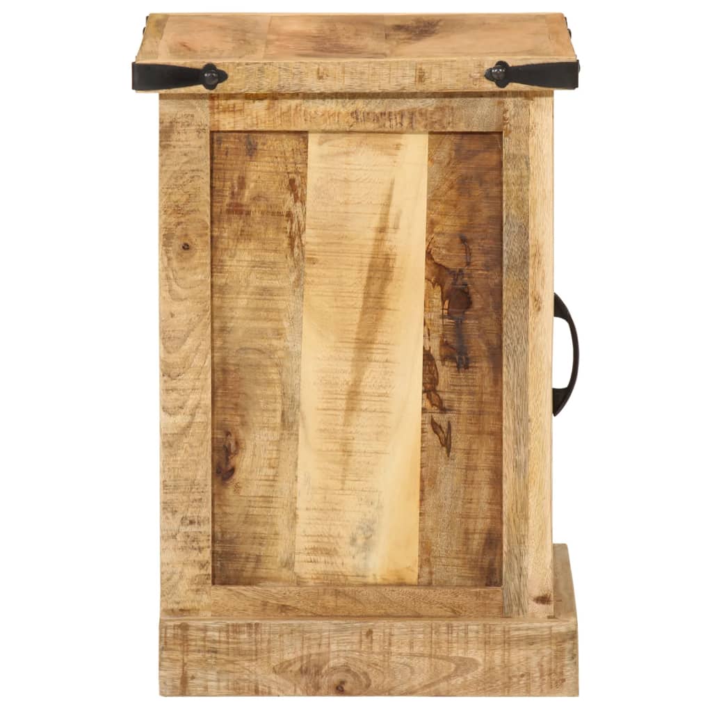 Solid Mango Wood Bedside Cabinet 40x35x50 cm - Stylish & Durable