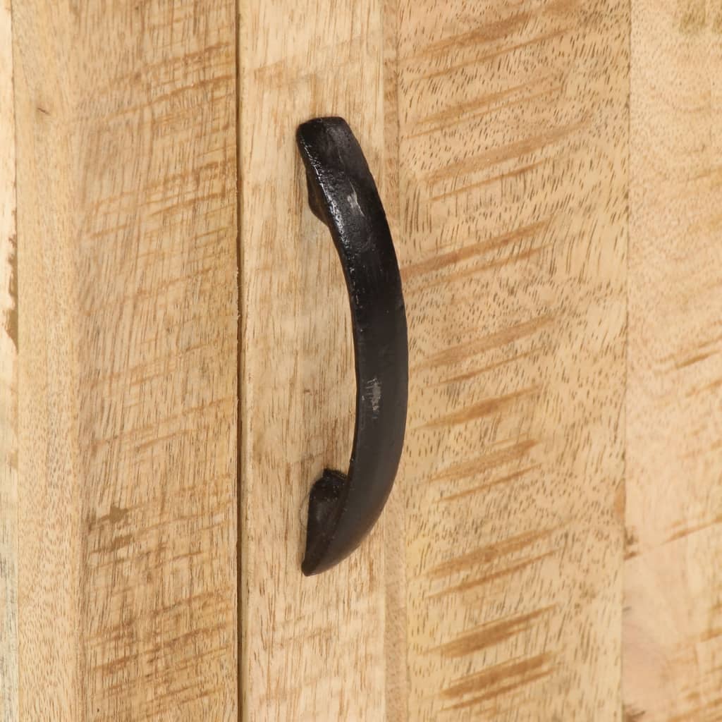 Solid Mango Wood Bedside Cabinet 40x35x50 cm - Stylish & Durable